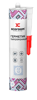 Герметик акриловый паропроницаемый AS-12 310 мл Герметик акриловый паропроницаемый AS-12 310 мл